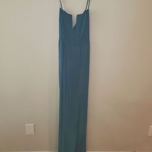 Danity hooligan maxi dress, blue, large